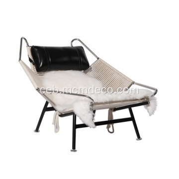 PP225 Flag Haalyard Modern Lounge Chair